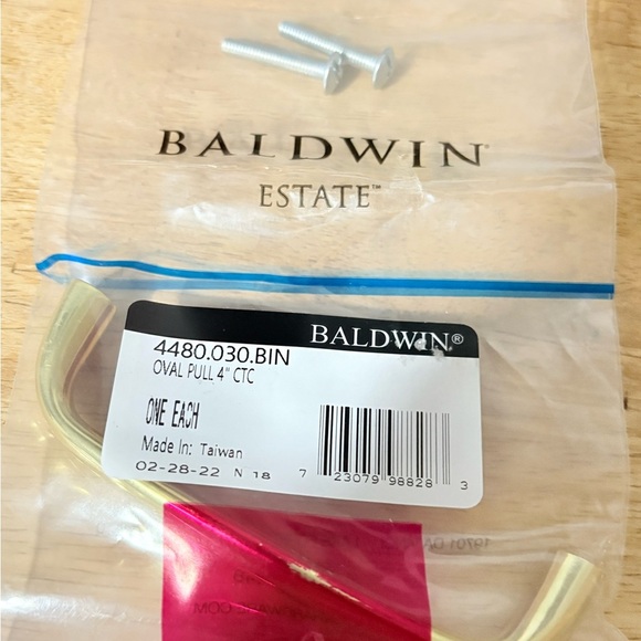 Lot Of 10 Baldwin 4” CTC 4480.030.BIN Pull Handle - Picture 7 of 14